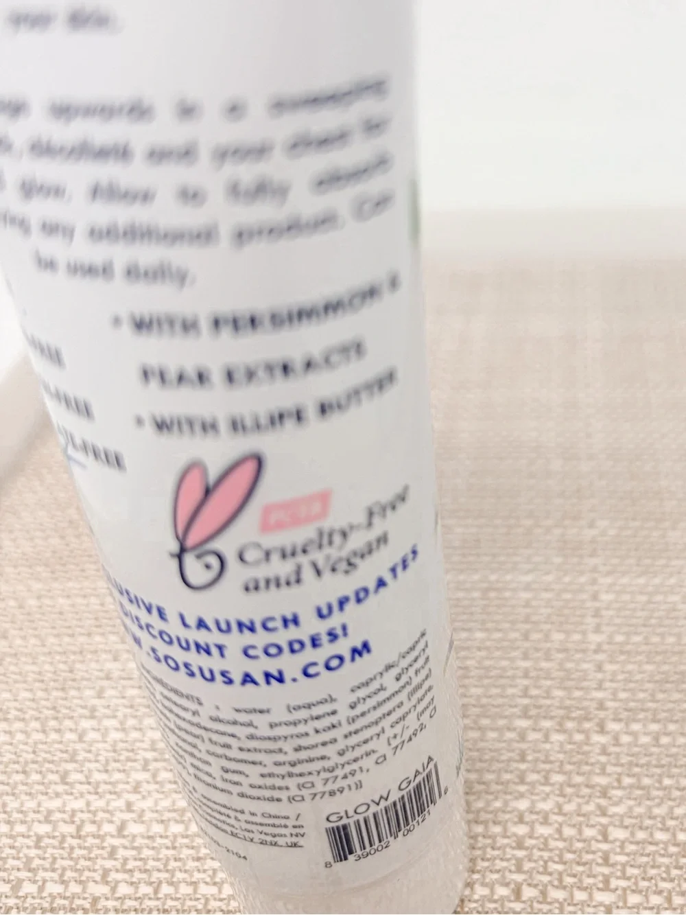So Susan Cosmetics Glow Gaia Firming Neck and Décolleté Glow Crème, NEW MSRP $52